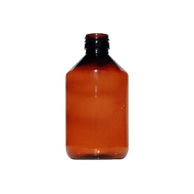 Flacon teinté vide PET 100 ml.
